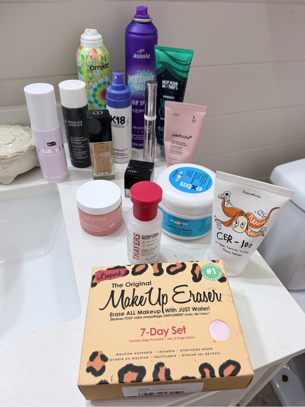 MakeUp Eraser 7-Day Set - Leopard Print - The Original